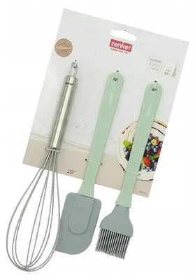 Produktbild von Fackelmann Backutensilien-Set Silikon Pinsel Teigschaber Schneebesen