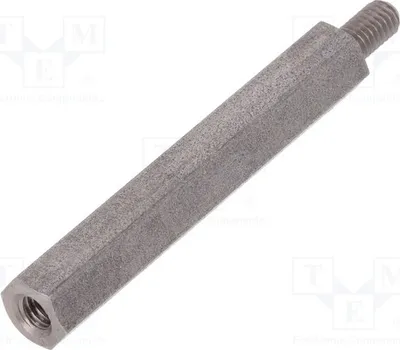 Produktbild von 10x Distanzmuffe mit Gewinde 45mm Innengew: M4 Außengew: M4 246X45 Distanzelemente