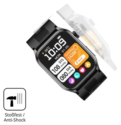 Produktbild von 2x Schutzfolie für GOHHDL A4058 6 Zoll matt Displayschutzfolie Folie Display Schutz dipos