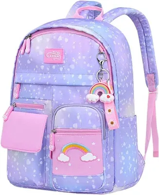 Produktbild von Leichter und wasserdichter Kinderrucksack für Mädchen 6-10 Jahre