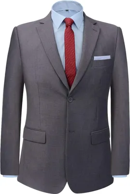 Produktbild von vidaXL Herren 2-teiliger Anzug Grau 50 Polyester