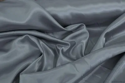 Immagine prodotto di Tessuto liscio di raso grigio grafite 115 cm