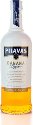Produktbild von Bananen Likör 25% 0,7l Pilavas