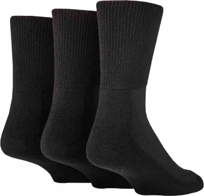 Produktbild von IOMI - 3er Pack Herren und Damen Bambus Socken Ohne Gummi | Diabetikersocken