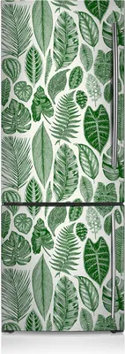 Produktbild von Magnetfolie Aufkleber Kühlschrankmagnete 60x205 cm - Palmenblätter
