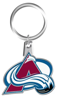 Image de Inglasco - Porte-clés « Colorado Avalanche », logo, NHL PP13007 (taille unique) (bordeaux/bleu)