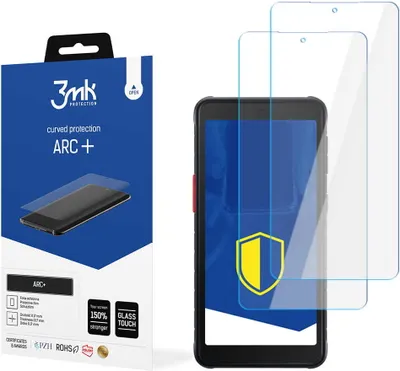 Produktbild von 3mk Display Schutzfolie ARC+ für Samsung Galaxy Xcover 5  0,17mm Self-Heal (2 Stück)