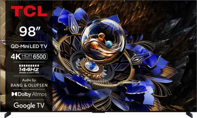 Obrázek produktu pro TCL 98X11K, 2,49 m (98"), 3840 x 2160 px, QD-Mini LED, Smart TV, Wi-Fi, Černá