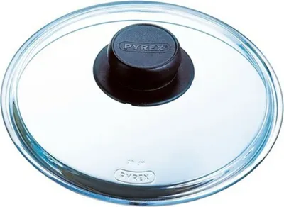 Image de Couvercle Verre Pyrex 20cm Résistance Thermique Et Visibilité - Pyrex