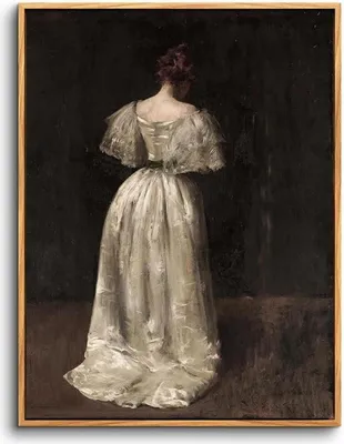 Obrázek produktu pro Hyidecorart Vintage obraz na plátně s dřevěným rámem 30x40 cm Starožitný portrét 17. století