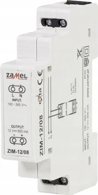 Immagine prodotto di Alimentazione switching ZIM-12/08 EXTA Zamel