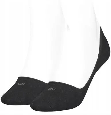 Zdjęcie produktu dla Skarpety damskie Calvin Klein 701218767 czarne 2 pack - Socks: 39-42