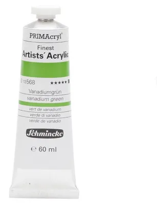 Produktbild von Schmincke PRIMAcryl Professional Acrylfarbe 60 ml - 568 Vanadiumgrün