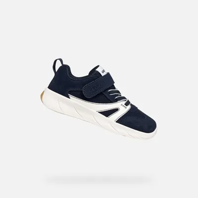 Produktbild von Geox dunkelblaue Barfußschuhe für Jungen, Modell Foot-run 34