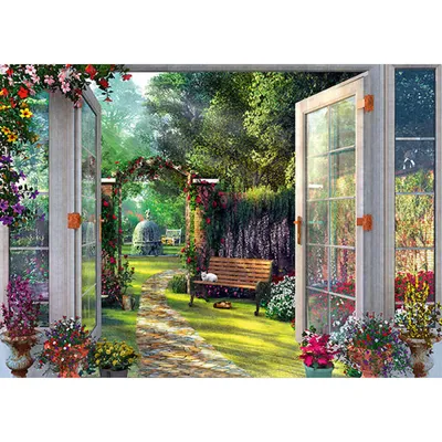 Produktbild von Schmidt Spiele Blick in den verwunschenen Garten, 1000 Stück(e), Landschaft, 12 Jahr(e)