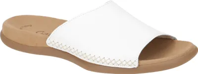 Produktbild von Gabor 03.705 Damenschuhe - bequeme Pantoletten weiß Freizeit NEU