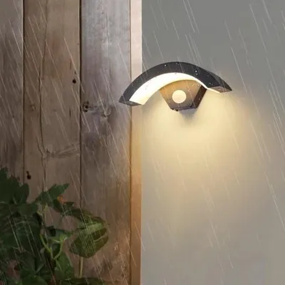 Immagine prodotto di Lampada da esterno con sensore giorno/notte - Lampada da esterno con sensore crepuscolare - Lampada da esterno con interruttore crepuscolare - Lampada da esterno con sensore di movimento - Lampada da esterno Lampada da parete con sensore