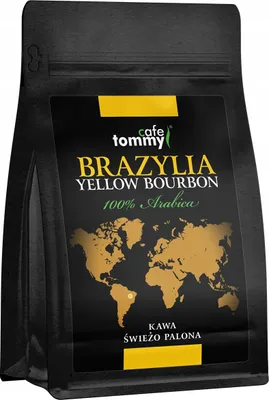 Image de Grains de café Brésil Yellow Bourbon 250 g 100 % Arabica Fraîchement torréfiés