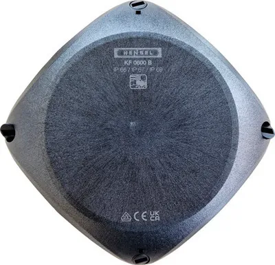 Image de Boîte de jonction jusqu'à 6 sans embout, noir - Boîte de surface 130x130mm KF 0600 B