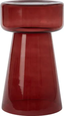 Produktbild von Light & Living Beistelltisch Dakwa Glas Bordeaux - Ø30x50 cm