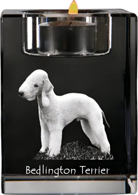 Image de Art-Dog Photophore pour bougie chauffe-plat – Terrier De Bedlington