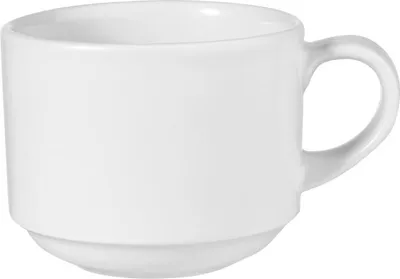 Image de Gobelets empilables Churchill White Profile, 237 ml, carton de (12 pièces)