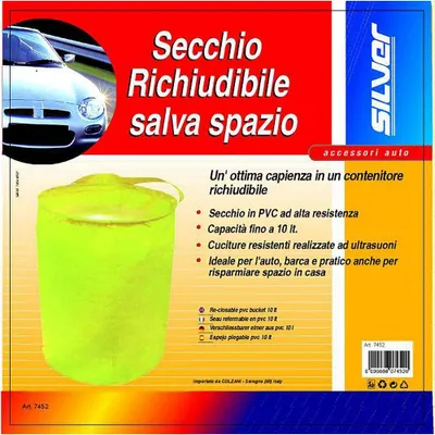 Imagen del producto de EMPIEZA. Cubo plegable 7452, 10 litros, de PVC