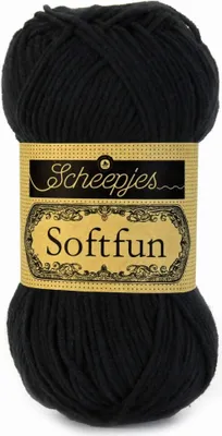 Produktbild von Scheepjes Softfun 50g 2408 Black