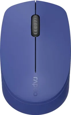 Produktbild von Rapoo M100, Beidhändig, Optisch, RF Wireless + Bluetooth, 1300 DPI, Blau