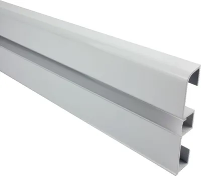 Produktbild von - C01 LED Aluprofil weiss Sockelleiste 1m opal