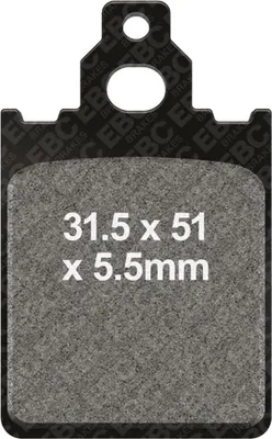 Immagine prodotto di Pastiglie freno EBC SFAC186 mescola carbon