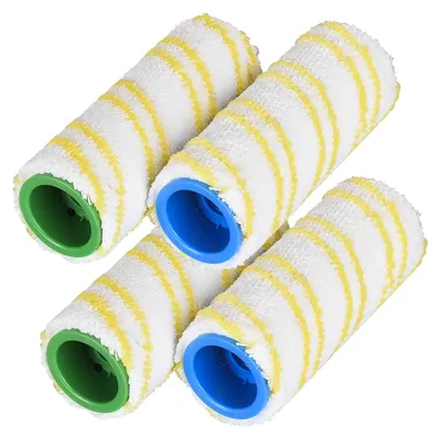 4er-Pack Mikrofaser-Walzen für Karcher FC3 FC5 FC7