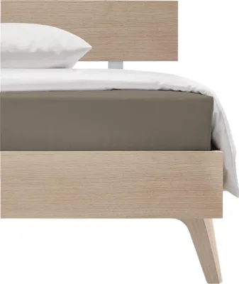 Produktbild von Colours L offene Mako Satin Laken Taupe 220 x 260 cm