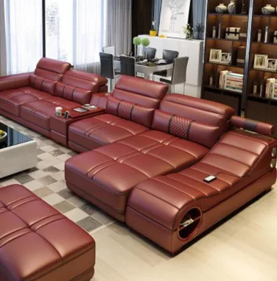 Produktbild von Wohnlandschaft Luxus Sofa Couch Ecksofa L-form Polster  Modern Relax Sitz Möbel