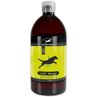 Produktbild von 1000ml - Lachsöl vom norwegischen Lachs - liefert wertvolle Bausteine
