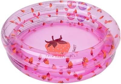 Produktbild von Swim Essentials Swimming Pool 60 cm Pink - Strawberry Fields | Swimmingpool Planschbecken