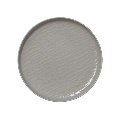 Produktbild von 6x Flache Teller 19 cm NOVA Cloud / hellgrau Porzellan