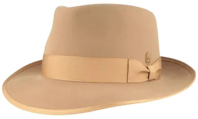 Mayser edler Bogart Wollfilzhut by Zechbauer mit Einfass in beige