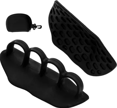 Produktbild von 1 Paar Gewichthebergriffe, rutschfest, aus Silikon, für Damen und Herren, Fitness-Training, Handflächenschutz, Hantel- und Klimmzugübungen, fingerlose Handschuhe