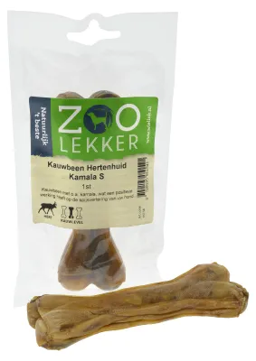 Productafbeelding van Zoolekker Kauwbeen Hertenhuid Kamala Small