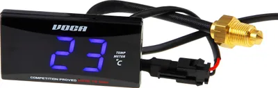 Zdjęcie produktu dla Wyświetlacz temperatury VOCA Racing Temp-Meter 0-120ºC, niebieski