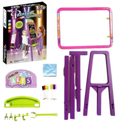 Produktbild von Woopie 3-in-1 magnetische, trocken abwischbare Tafel mit Lichtmalerei