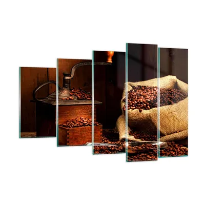 Produktbild von Bilder auf glas - Frühstück Schokolade Kaffee Bohnen - 150x100cm - Glasbilder - Wandbilder - Kunstdruck - Wanddekoration aus Glas - Glas Bilder - Wandbild auf Glas - GEG150x100-2163
