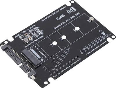 Zdjęcie produktu dla Adapter M.2 NGFF B Key MSATA SSD do 2,5-calowej obudowy dysku twardego Serial ATA dla 2230 2242 2260 2280 SSD