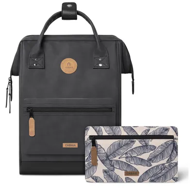 Produktbild von CABAIA Freizeitrucksack Rucksack mit Laptopfach Adventurer Vegan Nubuck Backpack 18L Le Havre anthrazit