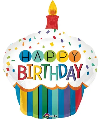 Immagine prodotto di AMSCAN 3444201 Folienballon Torta di Buon Compleanno