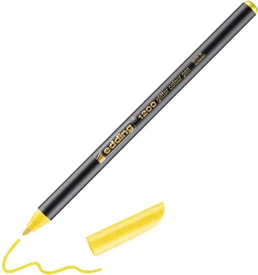 Obrázek produktu pro Edding 1200 Fixy - třpytivě žluté