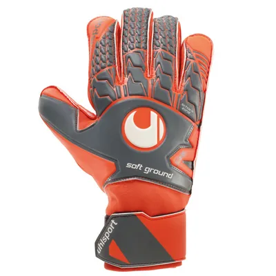 Obrázek produktu pro uhlsport AERORED SOFT PRO brankářské rukavice velikost 8 neonově oranžové