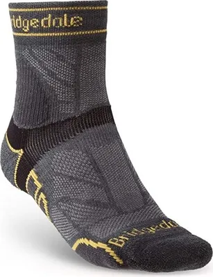 Produktbild von Bridgedale Trail Run Lightweight T2 Merino Sport 3/4 crew Barva: gunmetal / Größe: L