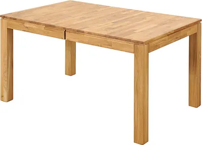 Produktbild von Esstisch - Wildeiche massiv - 140 x 90 cm - ausziehbar